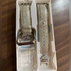 1stGen Silver Sparkly Apple Watch Band